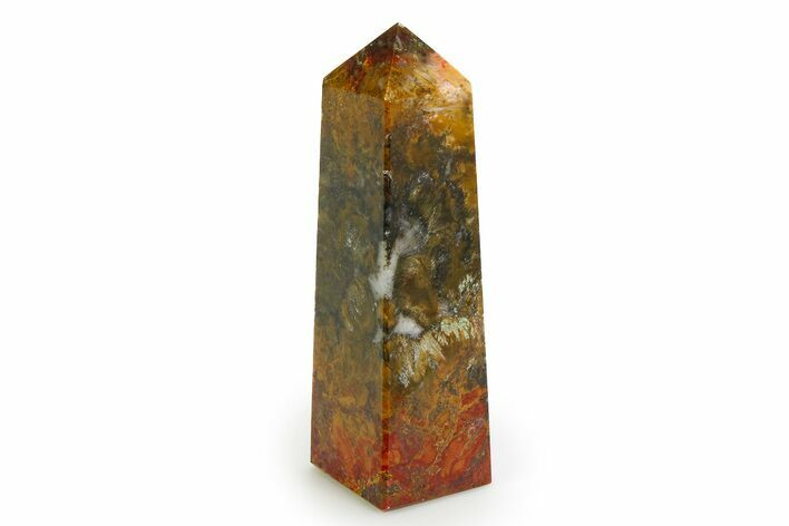 Polished King Cobra Jasper Tower - India #343130